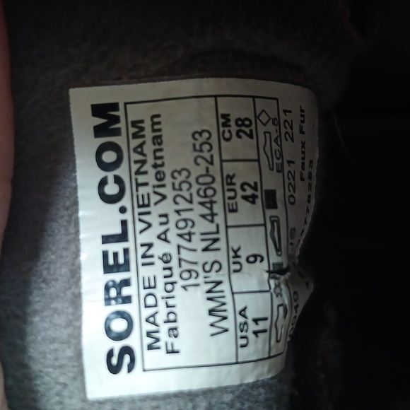 Sorel Explorer II Joan Felt Boots Tawny Buff Moonstone Women’s 11 - Picture 5 of 8